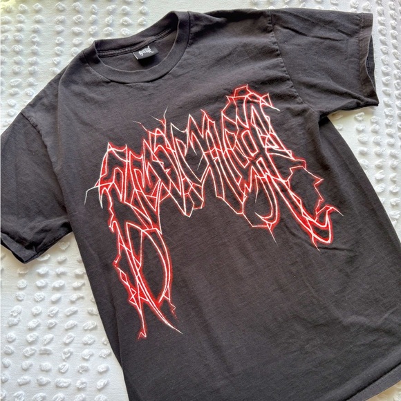 Revenge Clothing Other - Revenge Graphic Black and Red Men's T-Shirt